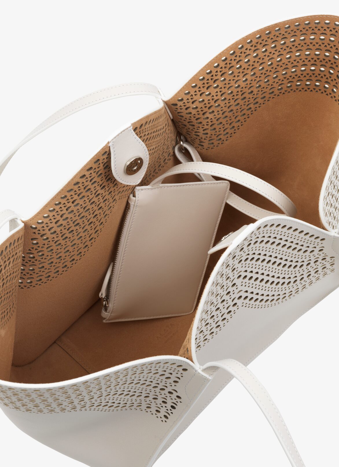 Handbags ALAÏA WHITE HANDBAGS